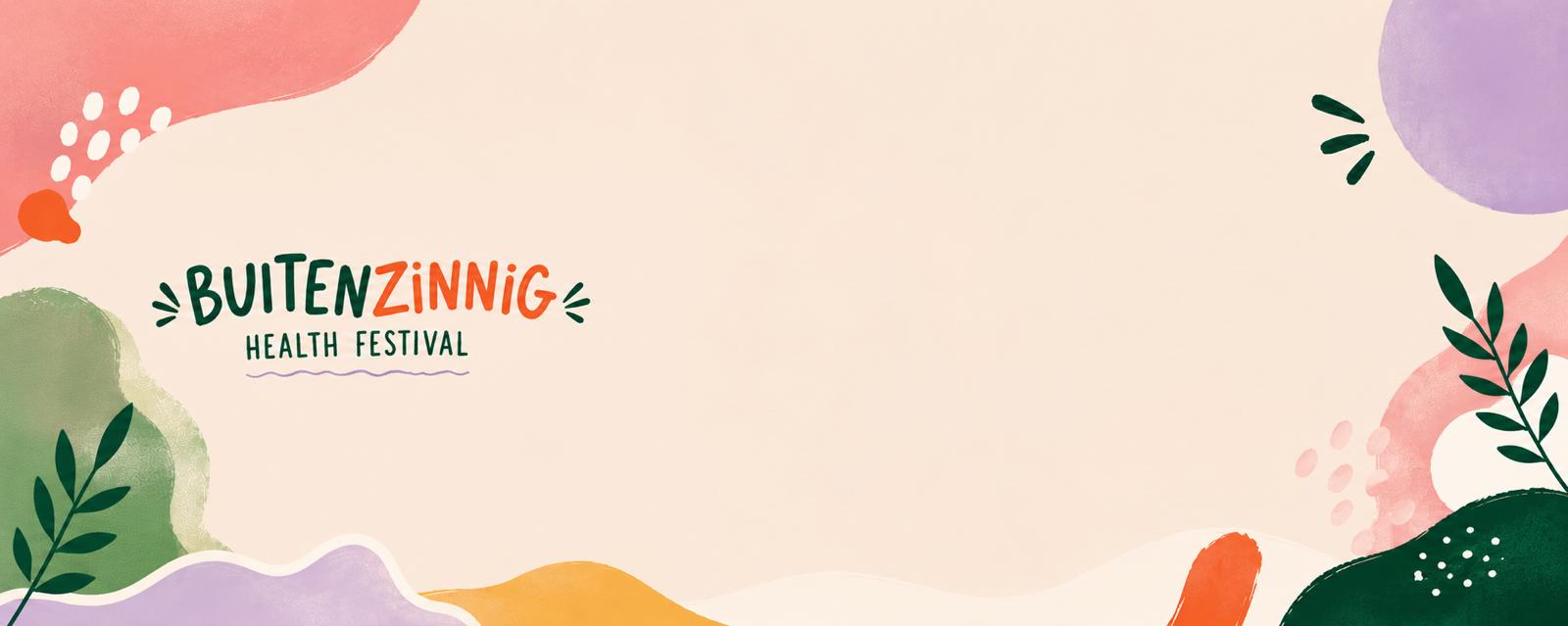 BuitenZinnig Health Festival banner